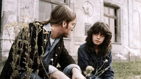 With Dallesandro in Merry-go-round, 1981
