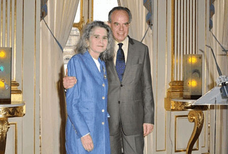 With minister of culture Mitterrand, 2010